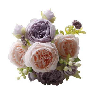 Fleurs artificielles kbndieu pour la décoration intérieure Magnifiques fleurs artificielles en soie pour mariage