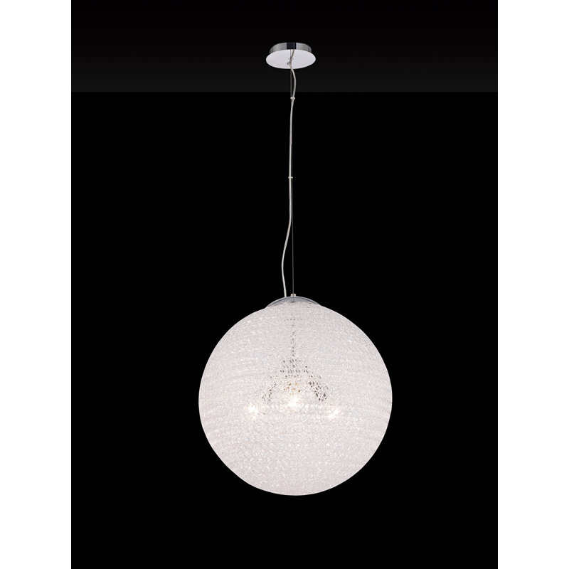 Bola 3 - Light White Sphere Pendant