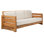 Baela 83.5" Wide Teak Patio Sofa with Cushions