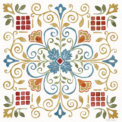 Mediterranean Motif IV by Beth Grove - Wrapped Canvas Painting