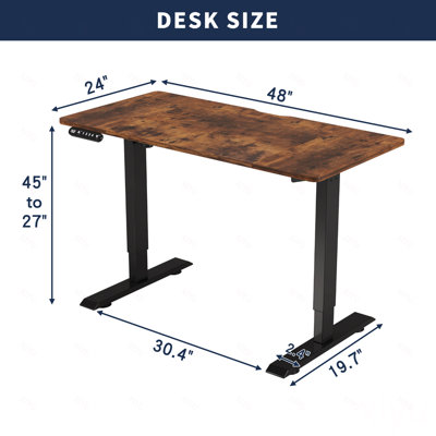Bureau à hauteur réglable pour la maison et le bureau