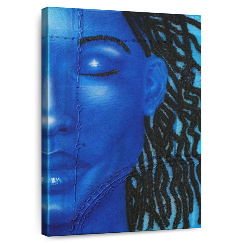 Leisha Azul, 30" H x 20" W