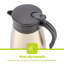 Royalford Coffee Pot Stainless Steel Thermal Carafe 1200ML /40.5 Oz-94554297-124361826