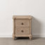 Melousia 48cm W Solid Wood Bedside Table