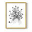 «B&W Plant Speciment VII», reproduction encadrée - bois massif-1246622800-1246622825