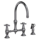 Fairfield Kitchen Bridge Faucet with Side Spray