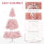 Grand sapin de Noël artificiel avec branches réalistes