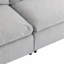 Canapé modulaire rembourré en duvet rembourré