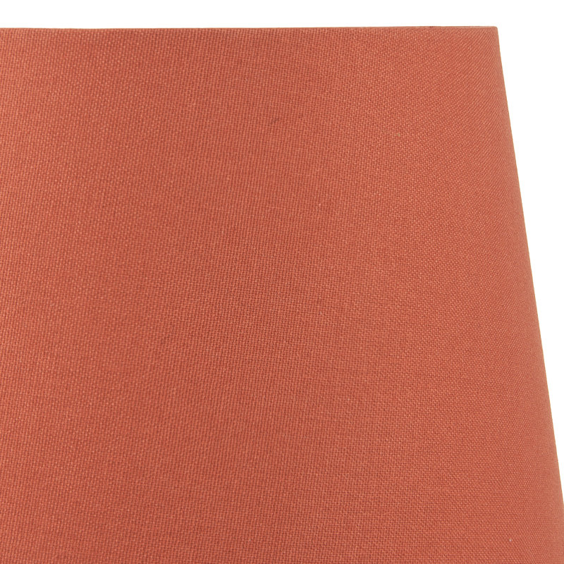 Lorin Cotton Empire Lamp Shade, 22cm H x 35cm W x 35cm D, Orange