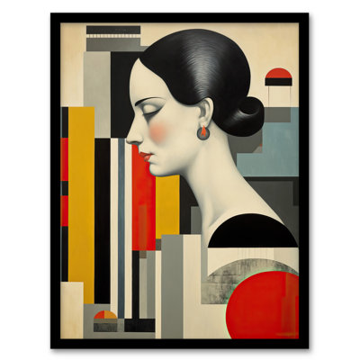 Calm In The Chaos Abstract Portrait - Single Picture Frame Print