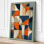 Geometric Tile Study Mid-Century - Wrapped Canvas-1233033252-1233033255