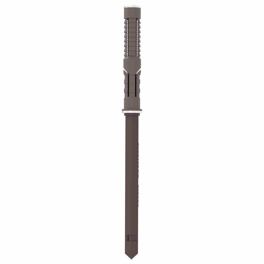 Floating Shelf Brackets 12 Pcs Brown 10 X 170 Mm Steel
