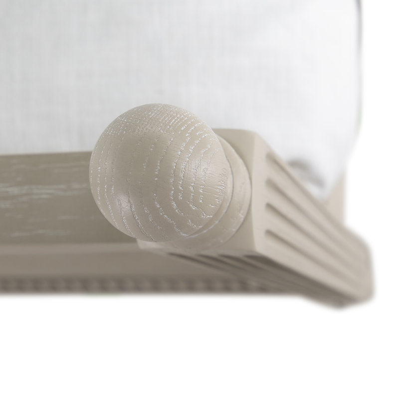 Caroline Bed - White, Queen