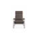 Chaise de patio inclinable avec coussins Askar