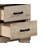 Contemporary Melamine Laminate Nightstand With Drawers, Natural Finish Bedside Table | Gift Idea