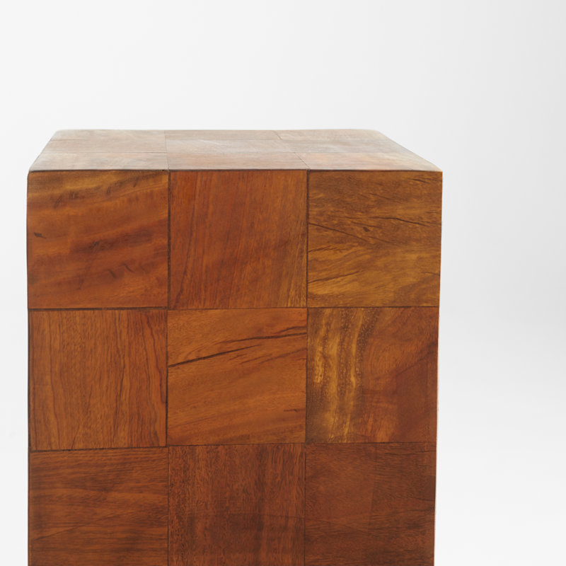 Halma Solid Wood End Table, 42" H x 12" W x 12" D