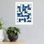 Bauhaus Inspired Geometric 1 N Blue And Teal by The Creative Bunch Studio-184243423-184243418