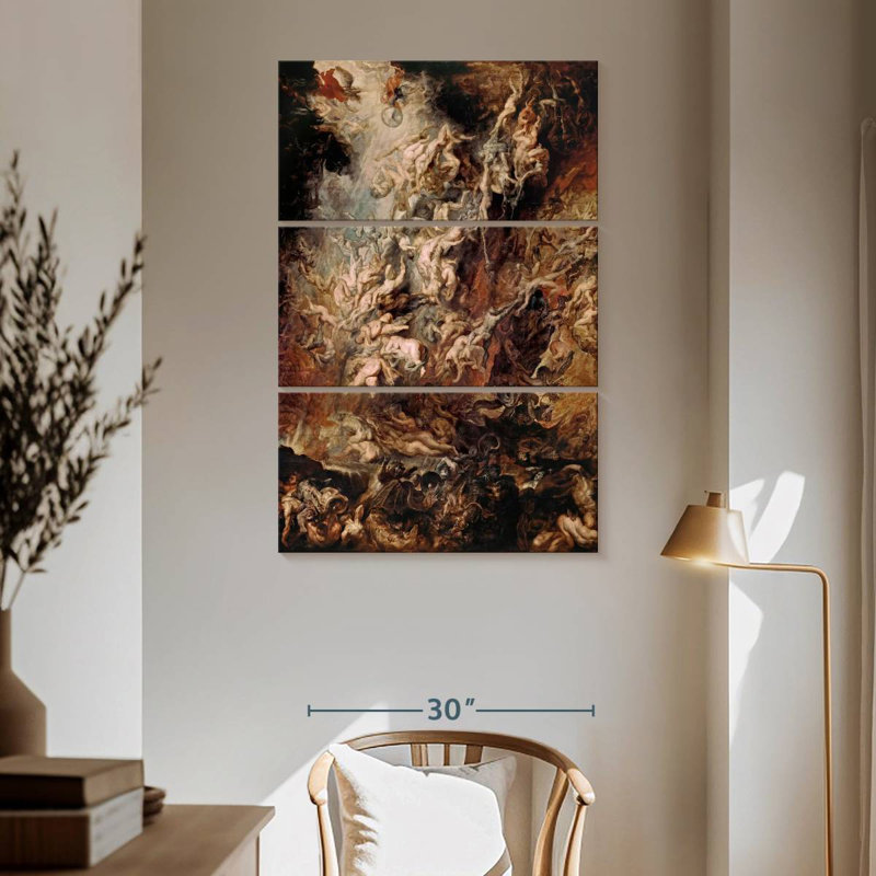Fall Of The Damned, 65" H x 42" W