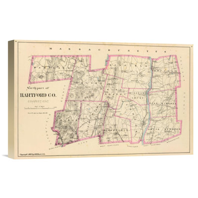 " Connecticut: Hartford County North, 1893 "
