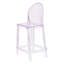 Tabouret fantôme avec dossier de 26 po