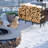 48'' W Metal Log Rack