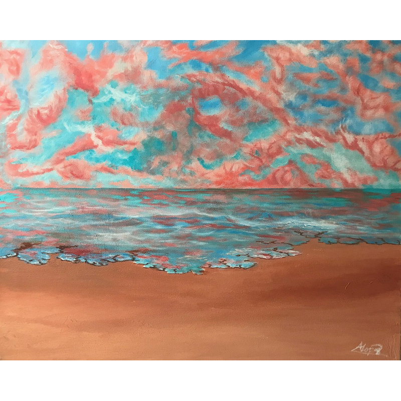 Seascape347 Print by Alicia Lopez