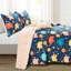 Ensemble de courtepointe réversible en microfibre 3 pièces Ashleah-171461834-171461835