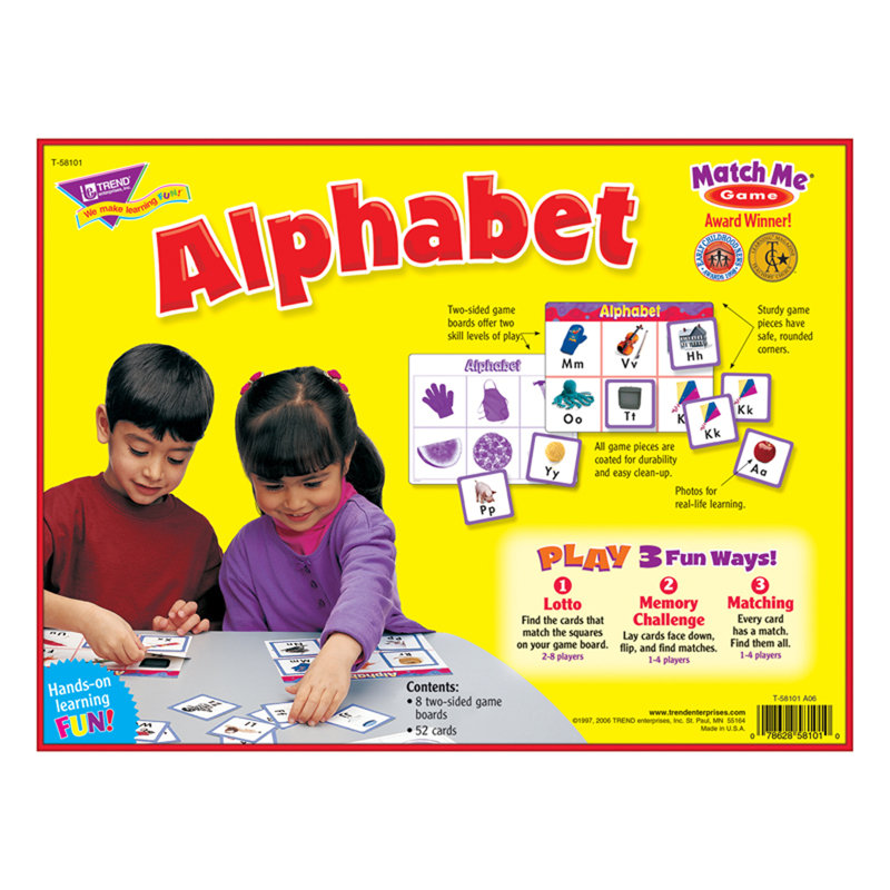 Jeu Trend Alphabet Match Me