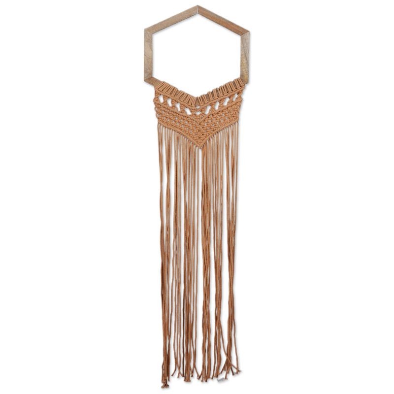 Hand Woven Wood Wall Hanging