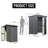 Outdoor Storage Shed,Metal Outside Sheds&Outdoor Storage Galvanized Steel,Tool Shed With Lockable Double Door For Patio,Backyard,Garden,Lawn-108963482-113816241