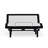 Adjustable King Bed Base In Grey Metal With Zero - Head And Foot Articulations, Memory Settings, Wireless Operation Design, Function, Remote Control-1246968279