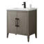 Meuble-lavabo simple 30 po avec comptoir en céramique Chambery-94426582-95759525-119156861