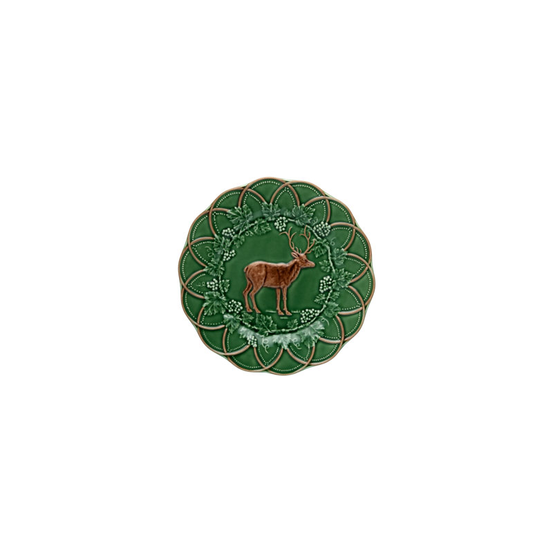 Assiette de cerf Woods, ensemble de 4