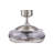 Evo1 48" Retractable Blade Ceiling Fan with Light and Remote, Color Adjustable LED Fandelier Ceiling Fan, Patented Design Technology, Stronger Thicker Blades, Brushed Chrome-470875457