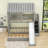 Twin Over Twin House-Shaped Bunk Bed With Twin Trundle, Storage Staircase And Slide-1503131070