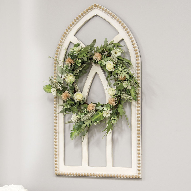 Farmhouse Abstract Wall Decor on Solid Wood
