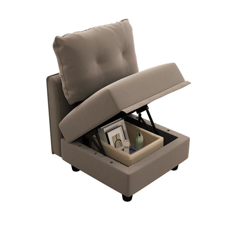 Bernhart 25,6 de large, 100 % polyester brun clair