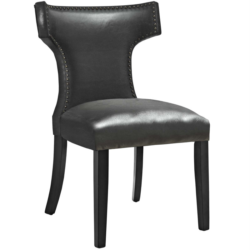Curve Dining Chair in Black, Black