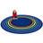 Kid Essentials Rainbow Rings Area Rug-66829516