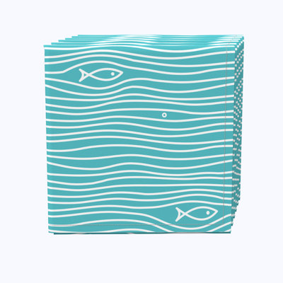 100% Cotton Abstract Rectangle Napkin