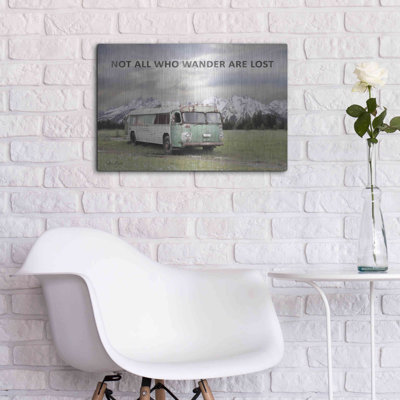  «Camping in Style» par Lori Deiter, art mural en métal