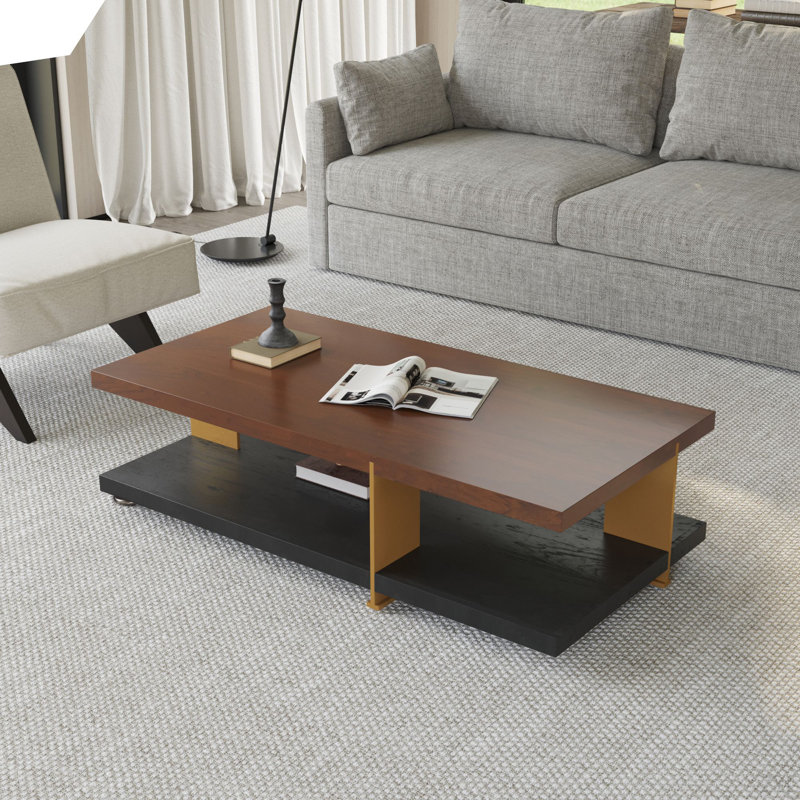 Table basse Classica, Brun