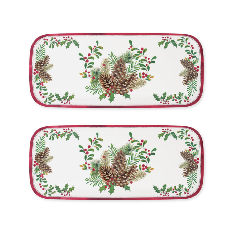 Isel Melamine Tray - Set of 2