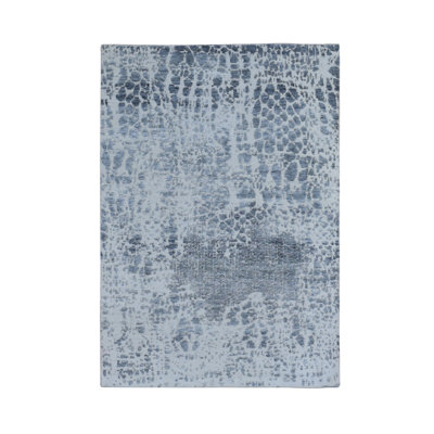 One-of-a-Kind 4' X 6' New Age Area Rug in