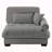 Milano Sofa RSF W/3 pillows - Gray