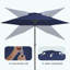 Parasol de marché inclinable 90 'Amaral-213007554