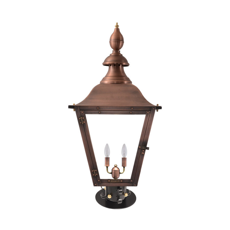 Eagletown Outdoor Lantern, 21" H x 20" W x 18" D