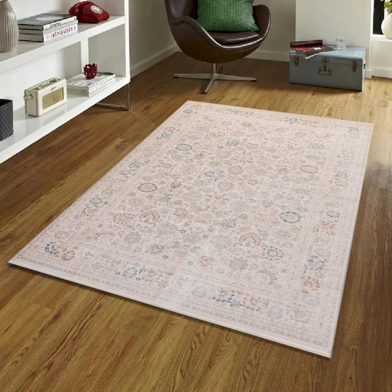 Elaxi Faded Print Rug, Rectangle 2' x 3'