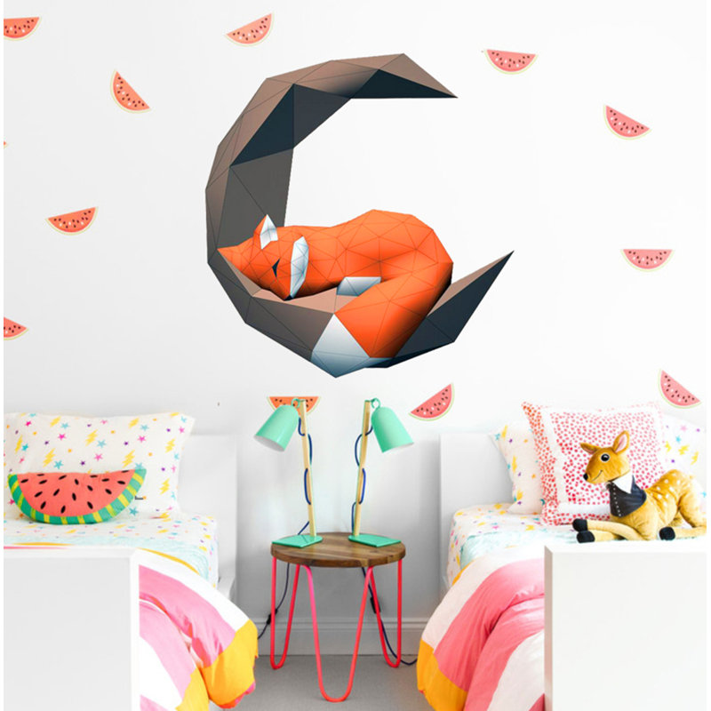 Animals Wall Decal, 46" H x 46" W