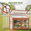 35.4" W x 14.6" D 2-Tier Wooden Cold Frame Garden Greenhouse-22812974